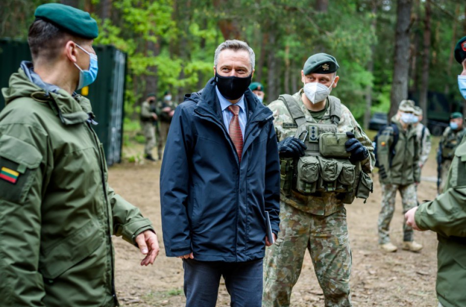 Krašto apsaugos viceministras V. Semeška: „NATO pajėgos Lietuvoje prisideda prie taikos užtikrinimo ir užkerta kelią agresijai“