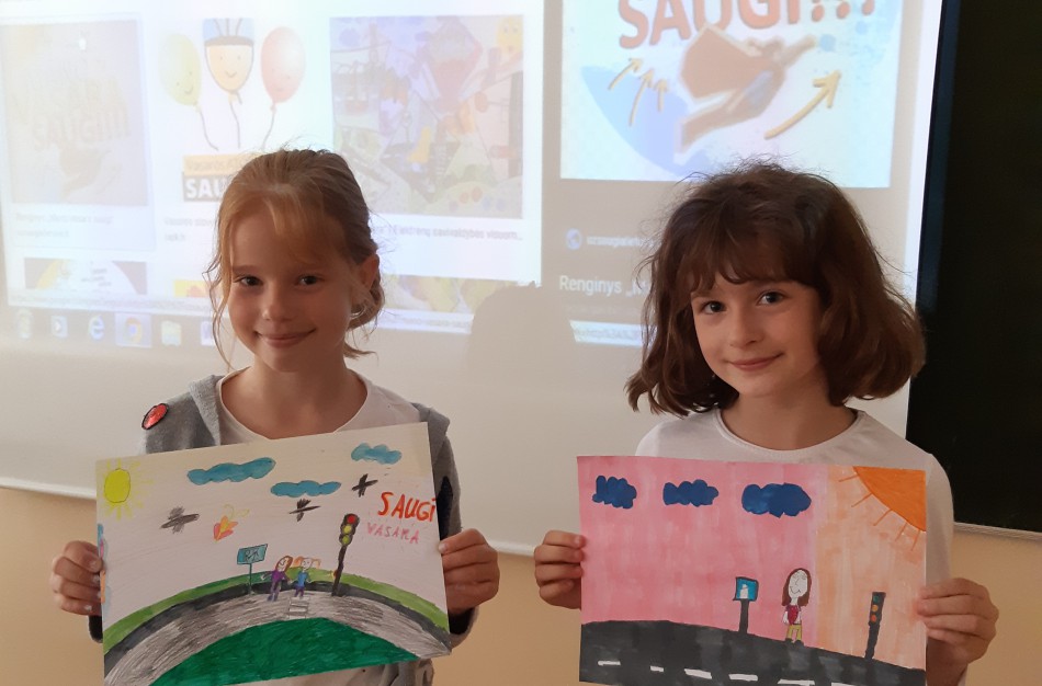 Popietės "Saugi vasara" Justino Vareikio progimnazijoje