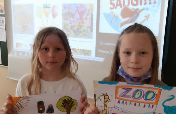 Popietės "Saugi vasara" Justino Vareikio progimnazijoje