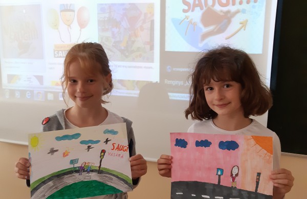 Popietės "Saugi vasara" Justino Vareikio progimnazijoje