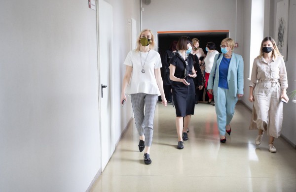 Jonavoje lankėsi Švietimo, mokslo ir sporto ministrė