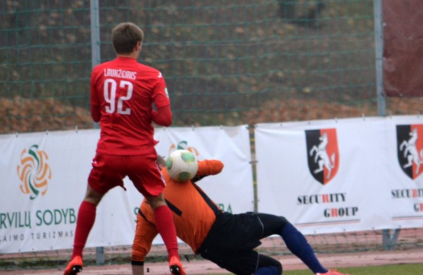„Lietava“ futbolininkams sezonas baigtas LFF Taurės varžybomis