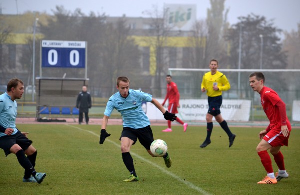 „Lietava“ futbolininkams sezonas baigtas LFF Taurės varžybomis
