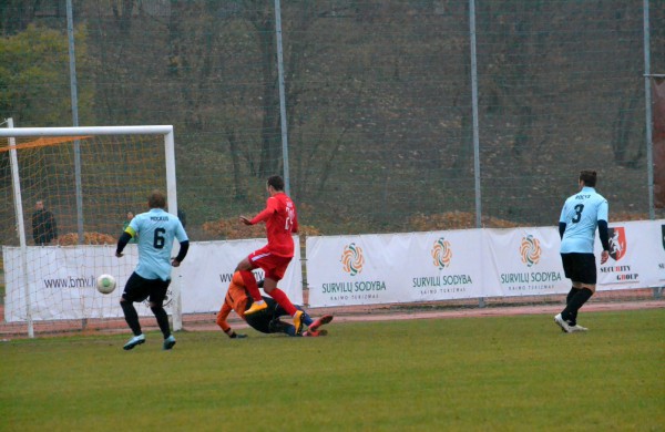 „Lietava“ futbolininkams sezonas baigtas LFF Taurės varžybomis