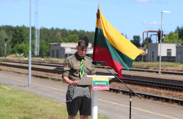 Gedulo ir vilties dienos minėjimas Jonavoje