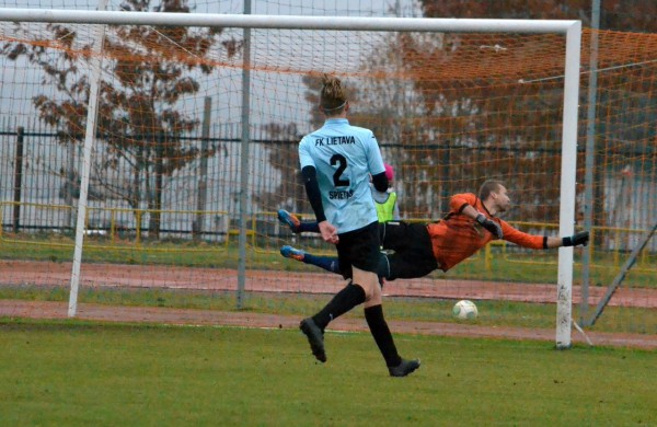 „Lietava“ futbolininkams sezonas baigtas LFF Taurės varžybomis