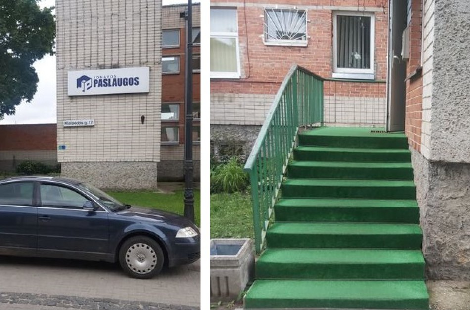 Jonavietis Marius: Kodėl "Jonavos paslaugos" neturi užvažiavimo vežimėliams?