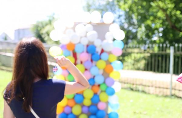 Jonavos rajono neįgaliųjų veiklos centro kiemelyje – įspūdingas „Laimės traukinys“