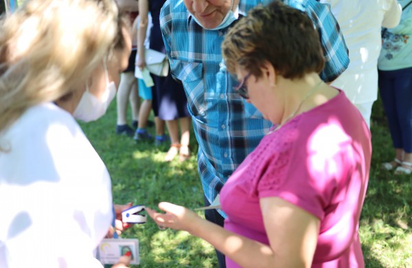 Jonavos rajono neįgaliųjų veiklos centro kiemelyje – įspūdingas „Laimės traukinys“