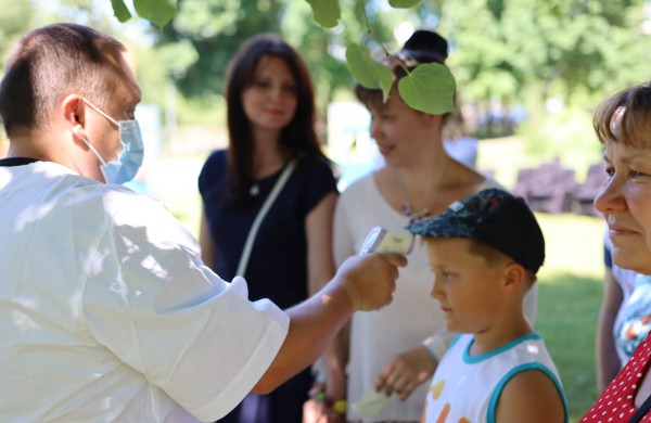 Jonavos rajono neįgaliųjų veiklos centro kiemelyje – įspūdingas „Laimės traukinys“