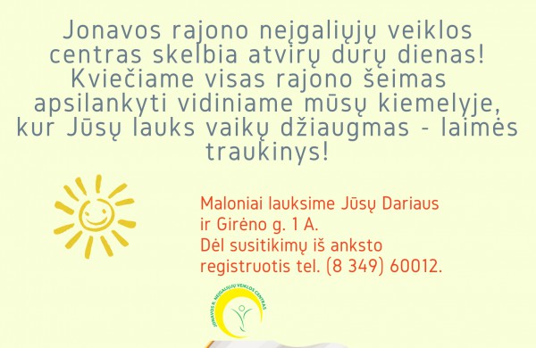 Jonavos rajono neįgaliųjų veiklos centro kiemelyje – įspūdingas „Laimės traukinys“