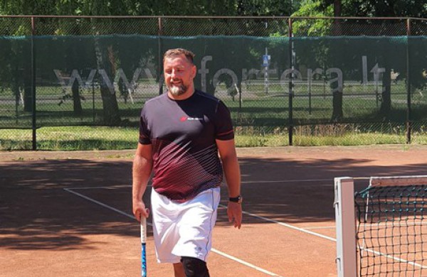 Šeštajame Jono Sirvydžio teniso turnyre - Arūno Narbuto triumfas