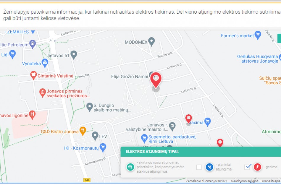 Ką daryti dingus elektrai ar dujoms