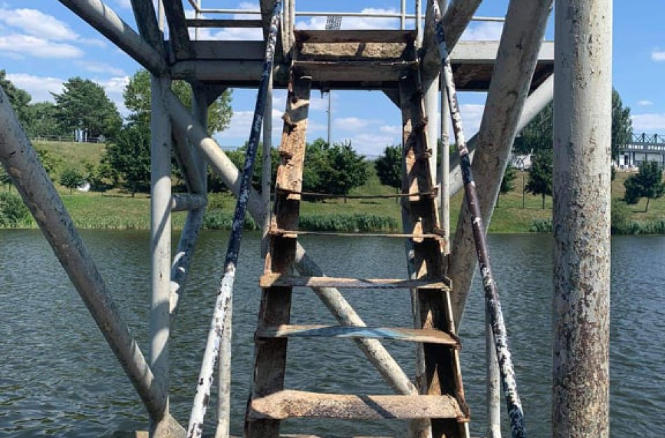 Į pranešimus apie pavojus tvenkinio liepte - tramplyne sureaguota žaibiškai