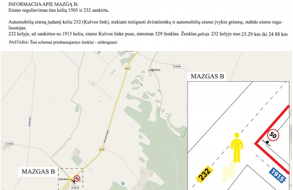 Triatlono metu bus ribojamas eismas