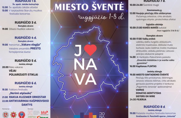 271-ojo Jonavos gimtadienio renginiai vyks visą savaitę: primename jų programą