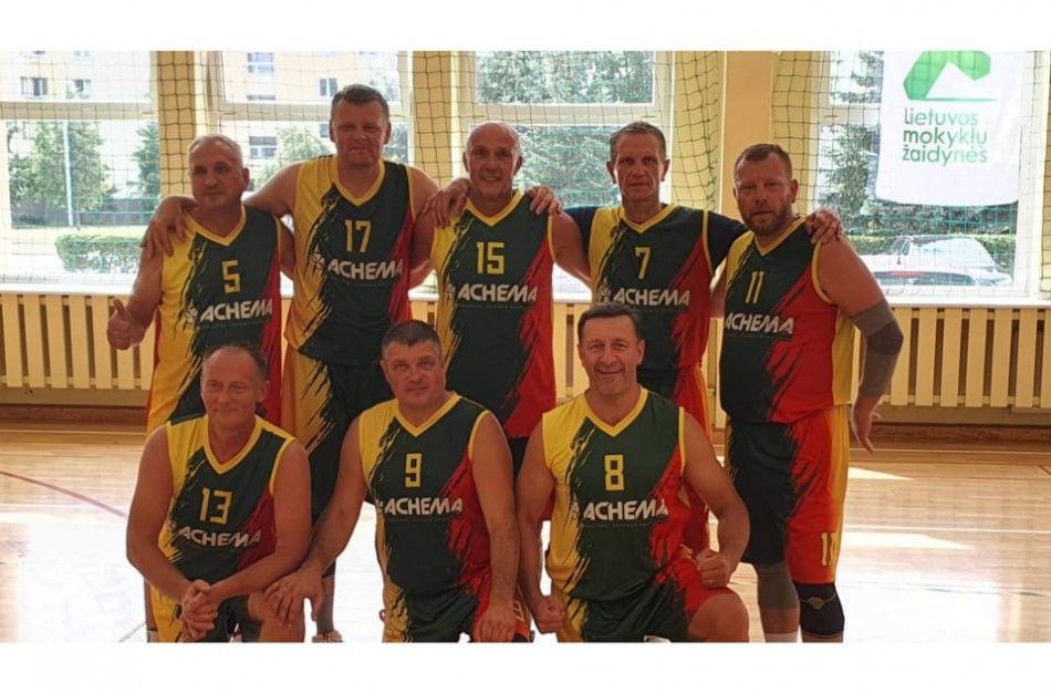 Baltijos taurės turnyre - vicečempionų vardai Achemos krepšinio veteranams