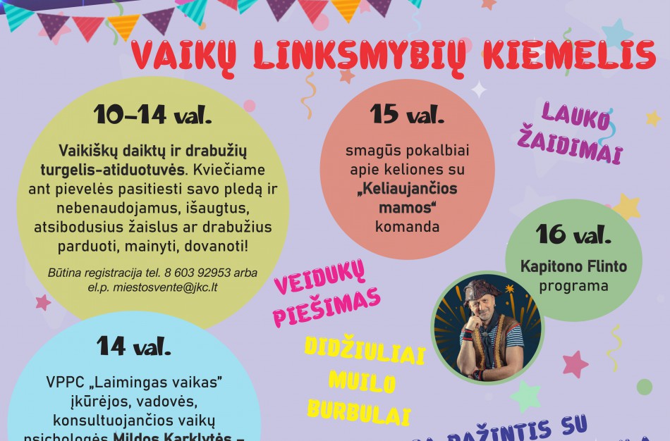 Miesto šventėje - Vaikų linksmybių kiemelis