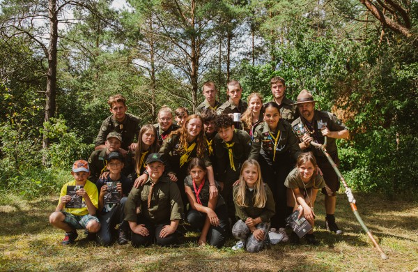 Šventosios upės slėnyje vyko pirmoji Jonavos Slėnio tunto stovykla „Slėnis Žalias‘21“.