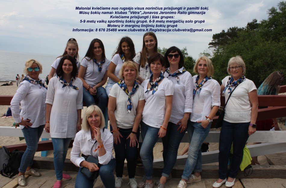 Šokių klubas ,,Vėtra" kviečia prisijungti visus norinčius