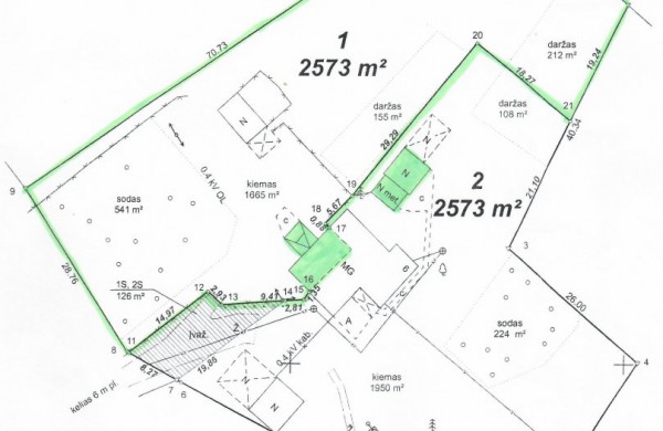 Buto su priklausiniais ir sklypo dalimi Koncepto k. 6-3, Šilų sen., pardavimo aukcionas