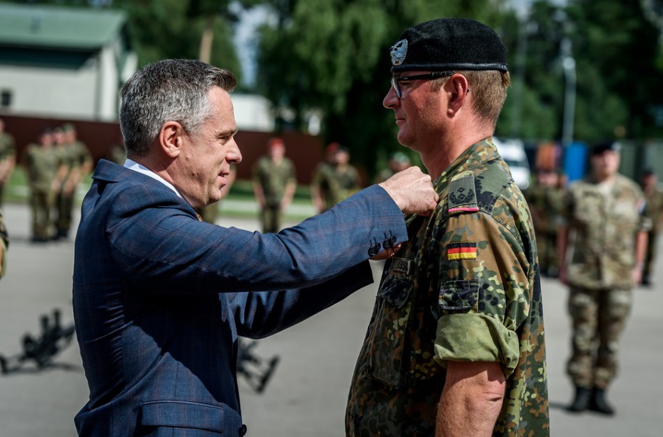 Rukloje įvyko NATO priešakinių pajėgų bataliono vadų pasikeitimas: „Kovinė grupė padėjo Lietuvai saugumo srityje padaryti didelį progresą“