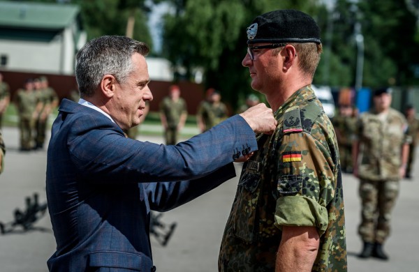 Rukloje įvyko NATO priešakinių pajėgų bataliono vadų pasikeitimas: „Kovinė grupė padėjo Lietuvai saugumo srityje padaryti didelį progresą“