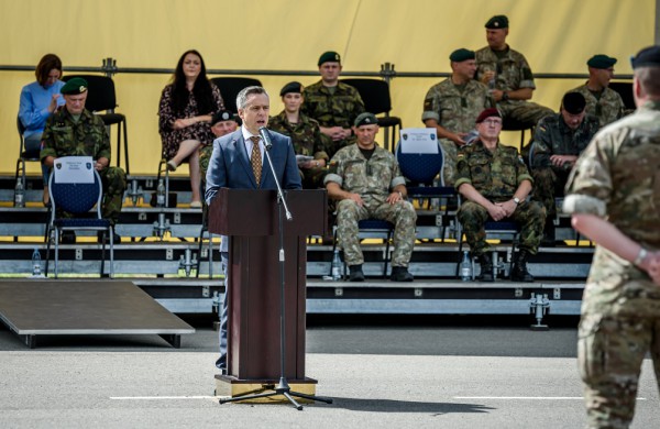 Rukloje įvyko NATO priešakinių pajėgų bataliono vadų pasikeitimas: „Kovinė grupė padėjo Lietuvai saugumo srityje padaryti didelį progresą“