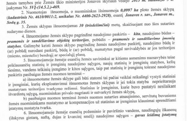 Administracinio pastato ir dirbtuvių Sodų g. 35, Jonava, pardavimo aukcionas