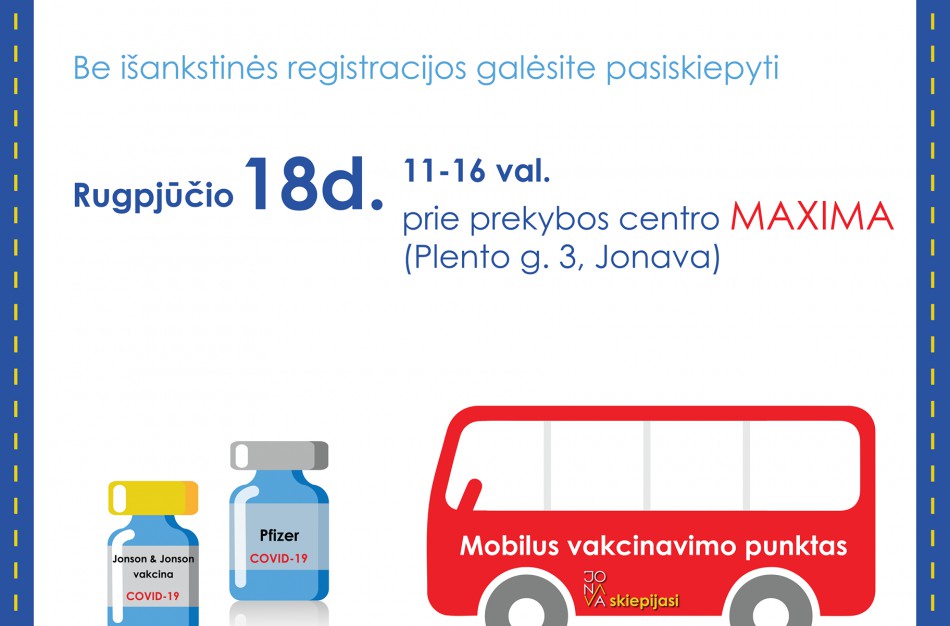 Šiandien pasiskiepyti be išankstinės registracijos galima prie „Maxima“ parduotuvių