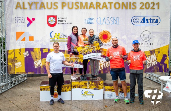 Alytaus pusmaratonyje - Jonavos ,,Maratono" bėgikės sėkmė