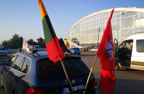 Jonaviečiai išvyko į mitingą Vilniuje