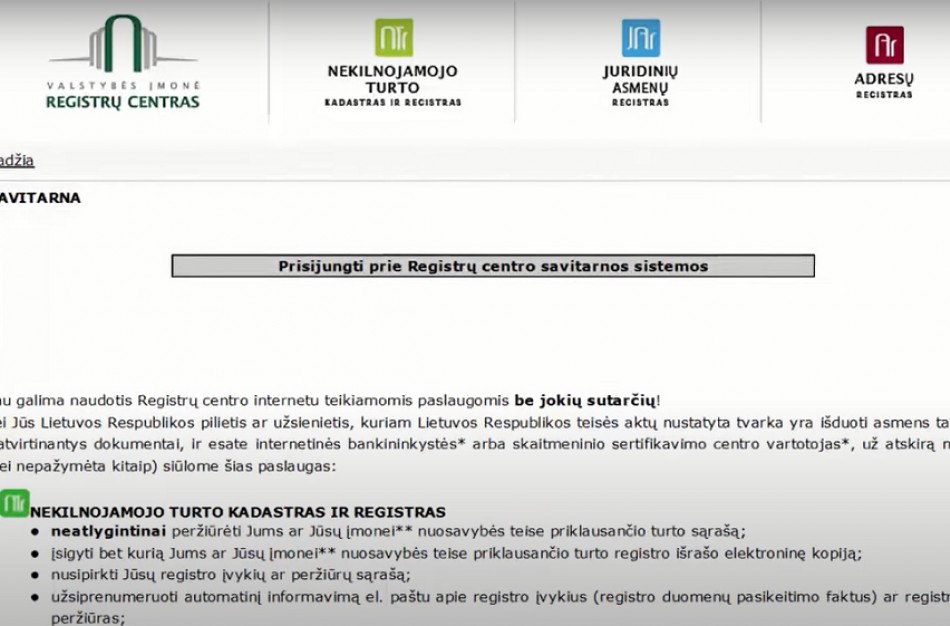 Registrų centras: daugėja duomenis apie save pateikusių įmonių