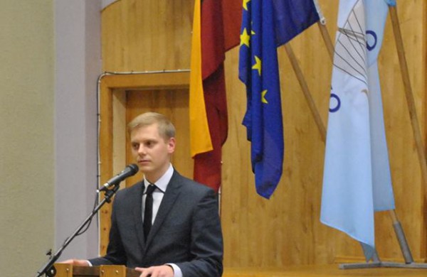 Gimnazistams linkėjo kurti savo istorijas