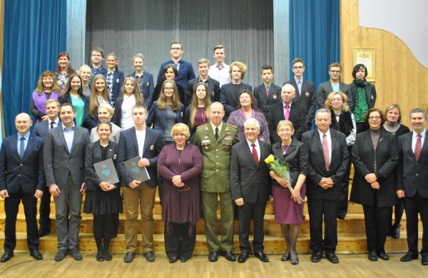 Gimnazistams linkėjo kurti savo istorijas