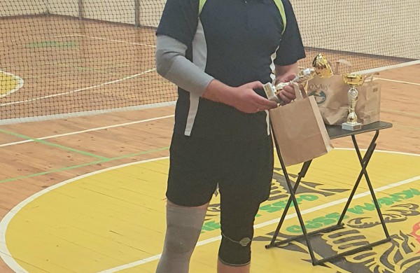 Istorinį badmintono turnyrą laimėjo Robertas Giedraitis