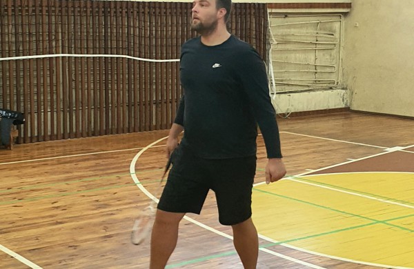 Istorinį badmintono turnyrą laimėjo Robertas Giedraitis