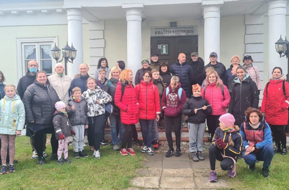 Finalinis žygio etapas kartu su LR seimo nariu Eugenijumi Sabučiu