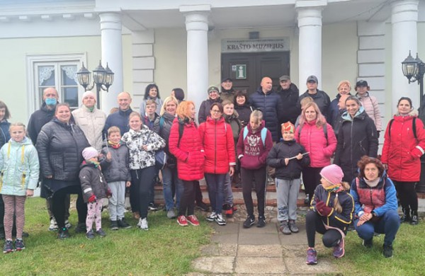 Finalinis žygio etapas kartu su LR seimo nariu Eugenijumi Sabučiu