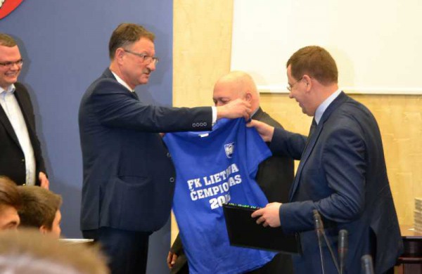 Futbolo klubo „Padėkos“ vakare kalbos apie aukštesnį lygį