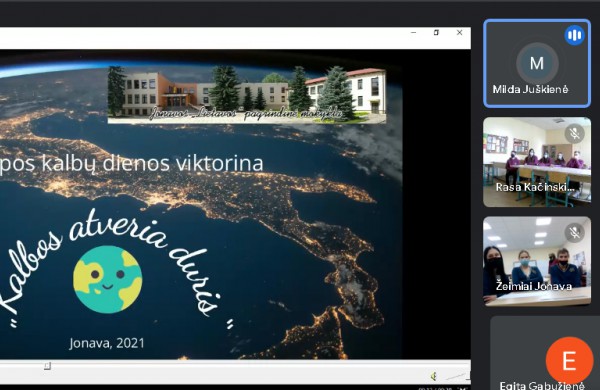 Jonavos ,,Lietavos" pagrindinėje mokykloje paminėta Europos kalbų diena