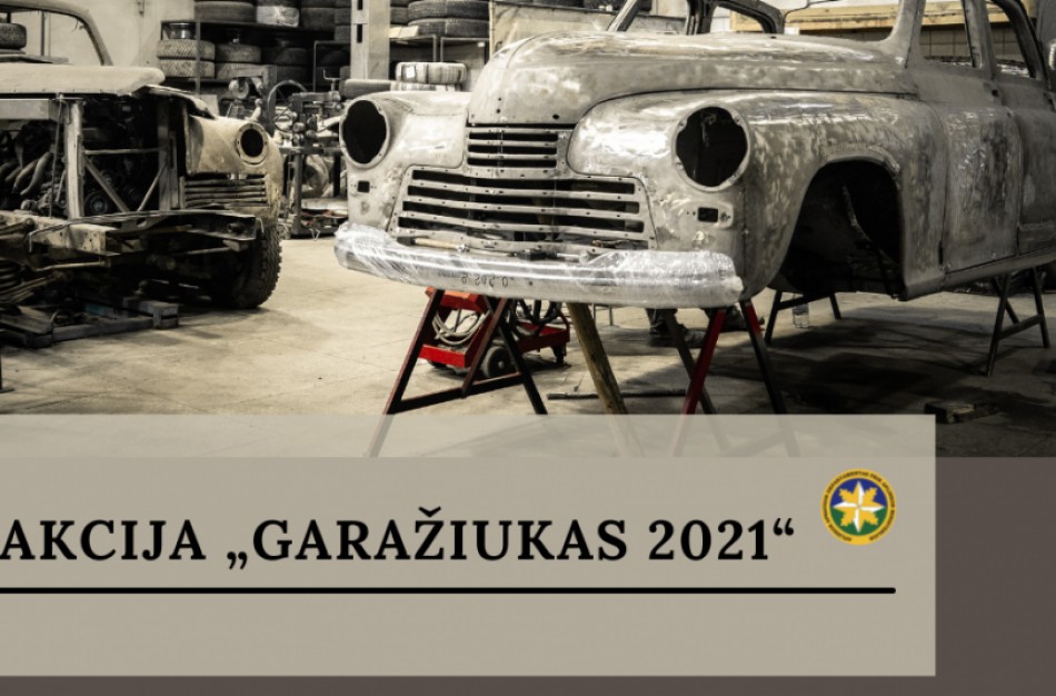 Spalį prasideda tradicinė aplinkosauginė akcija „Garažiukas“