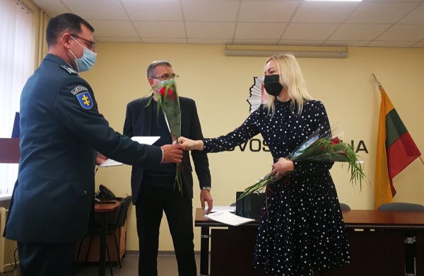 Artėjančios Angelų sargų dienos proga, pagerbti rajono pareigūnai