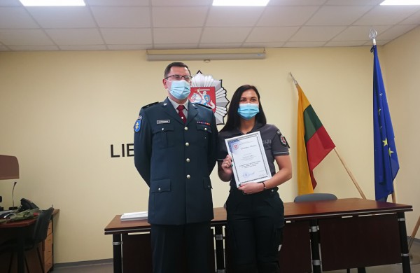 Artėjančios Angelų sargų dienos proga, pagerbti rajono pareigūnai