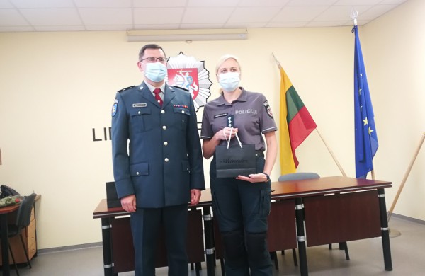 Artėjančios Angelų sargų dienos proga, pagerbti rajono pareigūnai