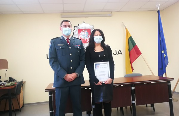 Artėjančios Angelų sargų dienos proga, pagerbti rajono pareigūnai