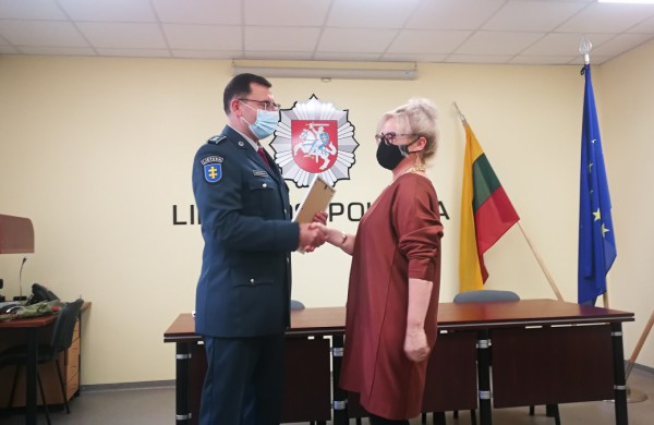 Artėjančios Angelų sargų dienos proga, pagerbti rajono pareigūnai