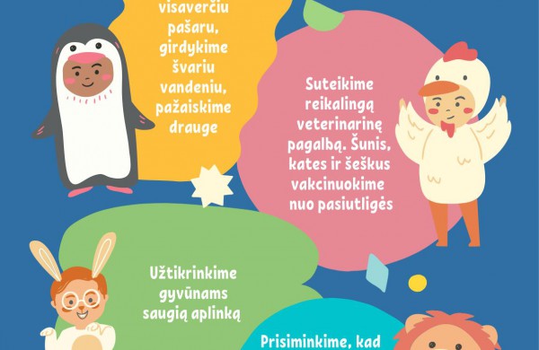 Pasaulinė gyvūnų globos diena - globokime ir mylėkime visus gyvūnus