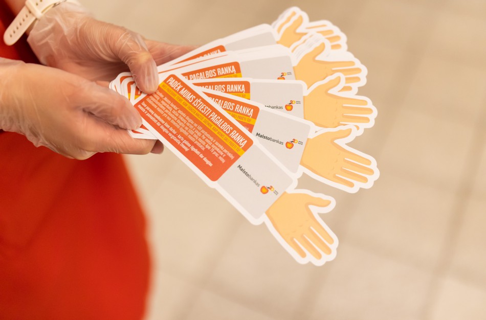 Nepasiturinčiais besirūpinančias organizacijas pasiekė daugiau nei 216 tūkstančių maisto produktų