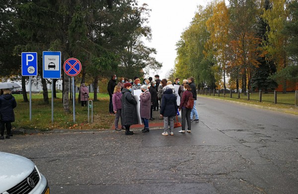 Šiandien surengta tylaus protesto eisena prieš Jonavos ligoninės reorganizavimą